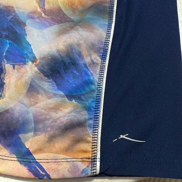 2/$39 Gottex Workout Tank cut out back blue Sz L - Picture 5 of 10